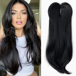 TEMU 여성용 헤어탑퍼, 패션 위그, 22인치 여성용 헤어 스트립, 볼륨 증가 위그, 머리 위를 빠르게 빛나게 함, 쉬운 일상 관리, 모든 계절에 적합, 소녀를 위한 데이 선물