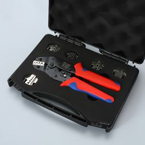 TEMU 5세트 SN58B 시리즈 7.5인치 수동 압착 플라이어 - 휠 터미널, 탄소강 냉압착 도구, 퀵릴리스 스프링 터미널, 인체공학적 레드/블루 핸들 및 휴대용 케이스 포함, 자동차 전선 작업용, 컴팩트 디자인, 내구성 강화, 전문가용 DIY 전선 작업, 쉬운 사용, 차량 전선 작업, 견고한 구조
