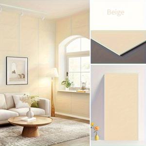 TEMU 20개 매트 마감 타일 스티커, 침실 헤드보드 및 거실 장식용 라이트 베이지 친화적 벽 데칼, 방수, 방습, 방유, 욕실 및 주방 벽지, 장식용/접착식/벽 스티커, 홈 벽 장식용 대형 자체 접착 벽 타투