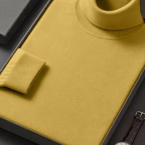 TEMU 남성 캐주얼 하이넥 터틀넥 스웨터 - 부드러운 니트 긴소매 풀오버, 기계 세탁 가능 솔리드 컬러, 가을 겨울 아웃도어 & 캐주얼 스타일, 우아한 심플 디자인