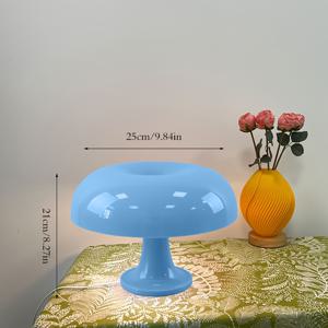TEMU 모던 LED 버섯형 테이블램프. USB 전원, 3단계 색온도 조절, 다양한 컬러로 제공. 거실/침실용 사무석상·독서등·베드사이드라이트·휴가 선물, 학습을 위한 책상등, 빈티지 디자인의 탁구등, 홈데코, 현대적인 조명, 세련된 램프, 내구성 있는 소재, 가벼운 체중, 변광기능이 있는 DIY 및 수납장에 어울림|침대협탁|식탁조명