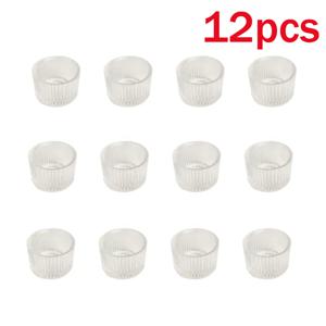 TEMU [12개 세트] 투명 플레임 스탠드 티라이트 캔들 홀더, 유리 소원 캔들 홀더, 웨딩 센터피스, 파티 장식, 홈 데코, 식탁 센터피스, 크리스마스, 휴일 파티용|티테이블