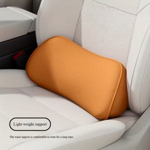 TEMU STAWGRNY 자동차 시트 요추 쿠션 - 메모리폼 같은 편안함, 등받이 베개, 장시간 운전을 위한 헤비듀티 무게 분산, 조절 가능한 자세 (모든 차량, SUV, 트럭 호환) - 이상적인 선물