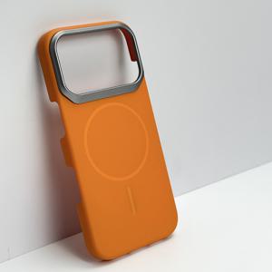 TEMU 럭셔리 초슬림 자석 무선 충전 폰 케이스, 아이폰 17 프로 맥스 에어 16 15 14 13 12 프로 맥스 플러스 노출 버튼 매트 하드 메탈 카메라 링 보호 커버, 현대적인 휴대폰 액세서리, 디자인,내구성 있는 PC 케이스,정밀 성형,스마트폰 보호