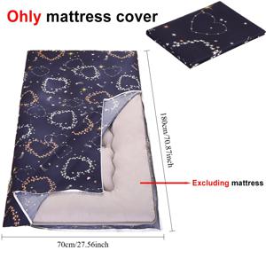 TEMU 지퍼 클로저가 있는 일본식 푸톤 매트리스 커버 - 전통 타타미 침대 스프레드, 네이비 블루 & 골든 미소 수프 하운즈투스 패턴, 트윈/풀/퀸 사이즈 바닥 매트리스용 부드러운 세탁 가능 원단, 일본식 침구 액세서리|매트리스커버