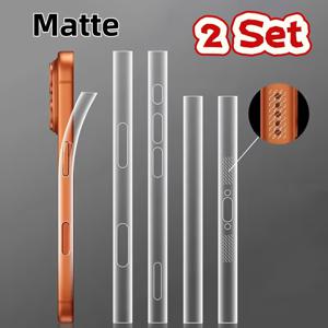 TEMU 애플 17 프로 맥스/17 프로/17 에어 호환 측면 엣지 방지 스크래치 보호 필름, 먼지 방지 이어폰 커버 보호 필름, 2개 세트