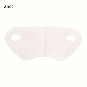 TEMU 2개입 V라인 얼굴 리프팅 테이프, 이중턱 제거 및 탄력 강화, 남녀공용 무형 V라인 얼굴 테이프