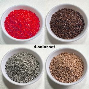 TEMU 미유키 델리카 비즈, 말라드 컬러 시리즈, 4색 세트, 2000개, 각 색상당 5g, 총 20g, 사이즈 2mm/0.0787인치, 비즈 & 비즈 모음, 팔찌, 목걸이 및 주얼리 제작에 적합, 주얼리 제작용 비즈, 팔찌용 비즈