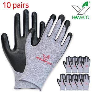 TEMU 한우 히트그립300 NBR코팅장갑 10개