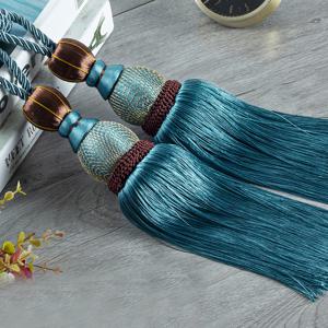 TEMU 창 커튼 액세서리 매달린 볼 바인딩 스트랩 매달린 태슬 라이트 럭셔리 매달린 볼 1쌍 SKU는 바인딩 볼 한 쌍 = 2를 보여줍니다