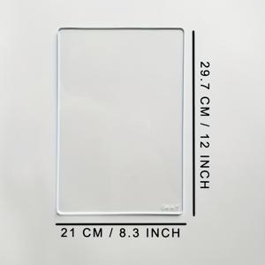 TEMU Gelelf 아크릴 젤 플레이트 핸들 - 튼튼한 PMMA, 플립 & 프레스 전사 기술, 고정, 플립에 이상적