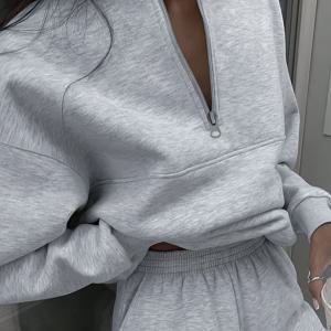 TEMU 가을과 겨울 후드티와 스웨트팬츠 세트