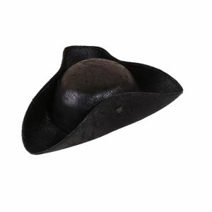 TEMU 성인용 해적 모자 - 남녀공용 가죽 삼각 모자, 해적 테마 파티 코스튬, 크리스마스, 할로윈, 부활절 축하 행사에 다용도로 사용 가능, 크리스마스, 새해, , 파티 행사에 필요 없음