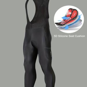 TEMU X-TIGER 1개 남성용 바이브 사이클링 팬츠, 5D 패딩, 빠른 건조 통기성 고탄성 소재, 측면 휴대폰 포켓, 후면 기능성 포켓, 미끄럼 방지 바지다리, 장거리 사이클링 및 레이싱에 적합