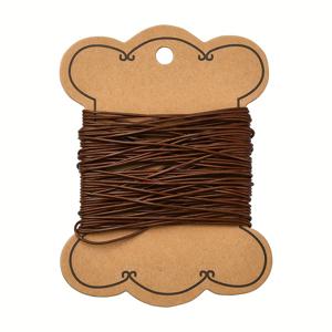 TEMU 1mm 브라운 소가죽 끈, 10m 길이, DIY 비즈 스트링, 수제 쥬얼리 팔찌 목걸이 제작 용품, 미술 및 공예 재봉 재료, 비늘 없는 비즈 라인 및 로프