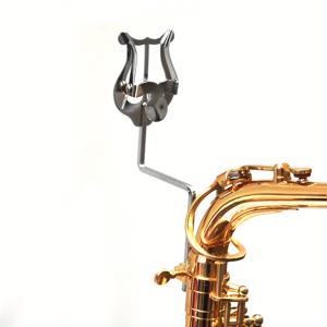 TEMU 알토 색소폰 클립 - 튼튼한 금속 마칭 클립, 편안한 플레이를 위한 인체공학적 디자인, 퍼레이드 및 공연에 이상적, 색소폰 액세서리, 알토 색소폰 키, 알토 색소폰용 클립