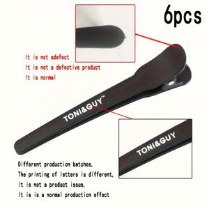 TEMU 6개/12개입 전문가용 헤어 브레이딩 클립 - 스타일링을 위한 튼튼한 플라스틱 악어 클립, 모든 헤어 타입에 안정적인 고정력, 브레이드, 번 & 업스타일에 적합, 헤어 스타일링 액세서리, 헤어 액세서리, 세련된 클립 디자인, 견고한 클립 구조