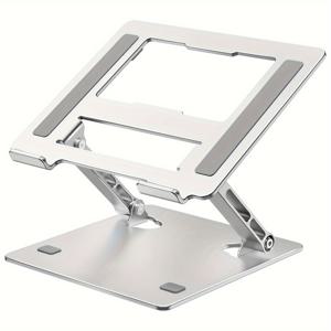 TEMU 책상용 노트북 스탠드, 인체공학적 조절 가능한 접이식 컴퓨터 스탠드, 헤비듀티 카본 스틸 래퍼스, 10