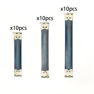 TEMU 30개 DIY 핸드백 & 동전 지갑용 메탈 키스 클라스프 - 유연한 스프링 힌지 액세서리, DIY 지갑 만들기