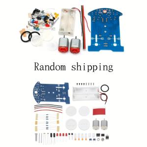 TEMU AOKIN DIY 스마트 트랙 카 전자 제작 키트 - 장애물 회피 로봇, LM393 PIC/VCCS 컴파레이터 회로, 모터 드라이브 포함 - 로봇 학습 및 취미용 (패널 조립, DIY 전자 제작 호환)