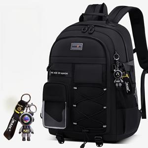 TEMU 랜덤 펜던트 패션 다용도 청소년 고등학교 백팩 5350, 대학생을 위한 배낭, 귀여운 가방, 미적인 디자인의 십대를 위한 스타일리시한