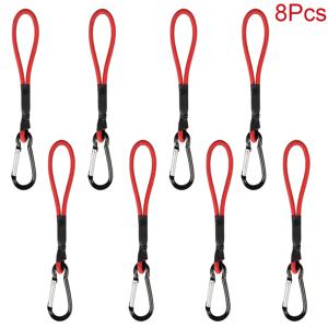 TEMU 8/4개 부르기 코드 후크, 천막 텐트 타이, 내구성 강화 합금 스트레치 헤비 듀티 야외 짧은 부르기 코드 텐트, 와이어 랙