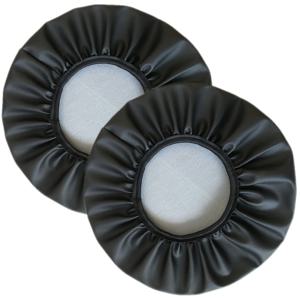 TEMU 2pcs PU 슬립커 스툴 - 조절 가능한 높이 바 스툴, 그립-피트 커버가 있는 미용 및 바버샵에 이상적, 바 스툴 커버|현대 스툴 디자인|탄성 클로저, 스툴 커버링