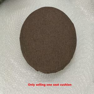 TEMU 1팩 휴대용 접이식 스텔 쿠션 - 나일론 및 폴리에스터 여행 의자 패드, 탄력 있는 옆면, 야외, 캠핑, 해변, 피크닉용 내구성 있는 둥근 스펀지 - 클래식 디자인, 손세척만 가능 (스툴 미포함), 캠핑 의자, 피크닉 액세서리, 클래식 디자인, 직물|캠핑의자|접이식의자