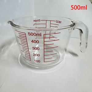 TEMU 척도와 손잡이가 있는 유리 계량컵, 전자레인지 사용 가능, 내열성, 베이킹, 요리, 주방 사용에 이상적 - 정확한 재료 측정, 정확한 재료 준비에 완벽함|측정 표시|내열 유리