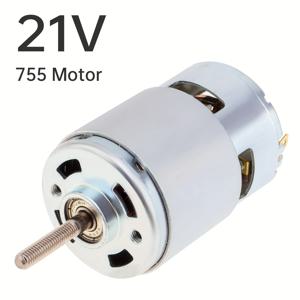 TEMU 21V 755 DC 모터 잔디 커터 부품, 유니버설 교체, 무선, 금속 재질, 배터리 없음, ≤36V 작동 전압, 방전기/하드 와이어링, 조립 필요 없음, 잔디 커터용