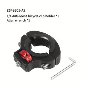 TEMU FEICHAO 강화 자전거 핸들바 마운트 1/4 스크루 알루미늄 GoPro, Insta360 YI 4K 액션 카메라, 모바일 폰, 홀더용