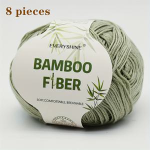 TEMU 8pcs 100% 대나무 섬유 야름, 손으로 뜨기 및 크로셰 티셔츠, 숄, 스카프, 스웨터, 재킷, 모자, 조끼, 스카프 및 기타 DIY 공예 프로젝트 액세서리 봄, 여름, 가을에 적합한 부드럽고 편안한 야름 400g Tota