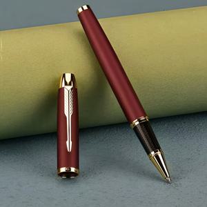 TEMU 1pc 우아한 금색 액센트가 있는 금속 젤 펜 - 부드러운 쓰기, 빠른 건조 블랙 잉크, 0.5mm 미세 포인트, 클릭 오프 캡 - 노트, 가정, 학교 및 사무용품에 이상적, 학교 쓰기 필수품 | 우아한 쓰기 도구 | 부드러운 쓰기 경험, 젤 펜 쓰기