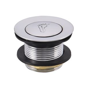 TEMU 발 페달 제어 기능이 있는 1팩 욕조 배수구 마개 - 합금 및 황동 제작, 크롬 마감, 설치가 쉬운 방청 설계, 욕조용, 샤워기, 주방 싱크대 액세서리