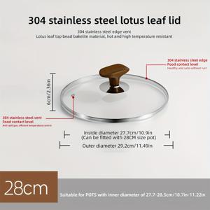 TEMU 프라이팬 및 스킬렛용 강화 유리 뚜껑 - 내열성, 부서지지 않음, 포크 & 젓가락 스패출러 핸들 포함, 안전한 조리 및 서빙을 위한 투명 디자인, 주방 조리기구 액세서리, 현대적인 조리 도구, 깨지지 않는 유리