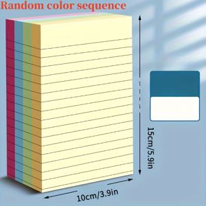 TEMU 1개 100개 혼합 색상 라인 스티커 메모, 스티커 - 자가 접착식, 학교 용품, 사무실 및 학교 정리, 다이어리 스티커를 위한 사용하기 쉬운 마커 - 학교 문구, 가정, 파티 장식에 적합, 크리스마스에 사용 가능