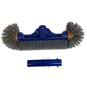 TEMU 둥근 끝 풀 브러쉬, 지하 수영장/지상 수영장, 스파, 온수 욕조용 풀 브러쉬 헤드, 고효율 풀, 스크럽 브러쉬 (표준 풀 폴에 적합), 폴은 포함되어 있지 않습니다.