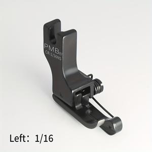 TEMU 부티크 블랙 티타늄 스틸 더블 스프링 고저압 발, 컴퓨터화된 플랫베드 특수 복합 칼라 설치 허리 압력 밝은 라인 압력 풋