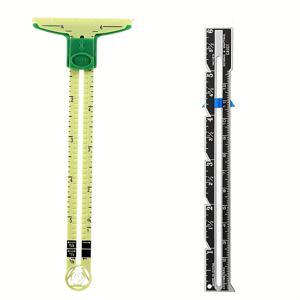 TEMU 2개 세트, 재단기 및 퀼팅용 측정자, 초보자를 위한 뜨개질 도구