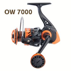 TEMU HAUT TON 오렌지 윙 원클릭 접이식 로커 암 낚시릴 - 12kg 최대 드래그, 알루미늄 합금 스풀, 담수 및 해수 낚시용 에르고노믹 핸들, 내구성 및 쉽게 청소할 수 있는 디자인, 낚시릴, 세련된 낚시 장비, 부드러운 회전, 고품질 구성 요소|낚시대