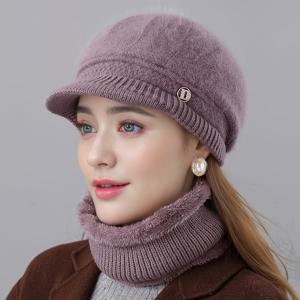 TEMU 여성용 기모 안감 겨울 모자 - 부드럽고 따뜻한 비니, 탄성 밴드, 흡습 및 방한 디자인, 브라운레드/레드/, 가을 & 겨울용 다용도, 엄마, 할머니, 생일 행사, 겨울 모자, 시즌 헤드웨어를 위한 완벽한 선물, 겨울모자, 니트모자