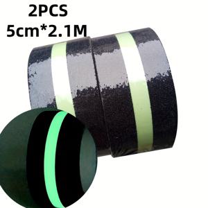 TEMU 1롤 5cm x 5m/2.1m 무광 미끄럼 방지 테이프, 계단용 매트 스트립, 자체 접착 욕실 바닥 스텝 방수 비눗방지 경고 테이프