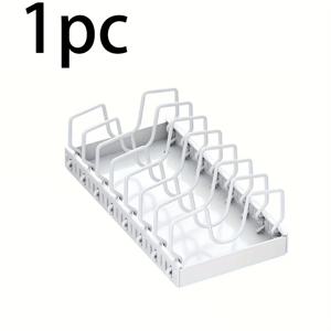 TEMU 1개 조절 가능한 풀아웃 캐비닛 정리함 8단 선반 포함 - 냄비, 팬, 도마 및 베이킹 시트용 서랍 수납대 - 주방 필수품을 위한 공간 절약형 싱크대 아래 정리함, 주방 정리 및 보관용품 랙