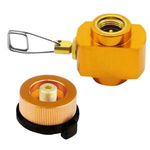 TEMU 캠핑 스토브, RV, 그릴 호환 - 내구성 강한 금속 구조 및 누수 방지 설계의 헤비듀티 프로판에서 부탄/LPG 어댑터 - 야외 활동, , 바베큐용 가스 탱크 연결기