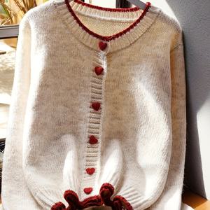 TEMU 여성 가을 의상, 우아하고 캐주얼한 가을 스타일링용 카디건