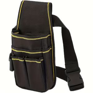 TEMU 헤비듀티 조절 가능한 전기공 도구 벨트 백 - 다층 내구성 폴리에스터 공구 파우치, 산업 및 프로젝트용 혼합 색상, 손세탁/드라이클리닝, 견고한 구조, 목수용 도구 벨트, 빌더용 도구 벨트, 헤비듀티 도구 벨트, 남성용 도구 벨트, 타스켈 정리함, 핸드백 정리함