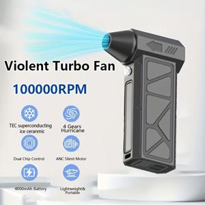 TEMU 휴대용 강력 터보팬, 전기 에어 더스터 블로워 & 개인용 쿨러, USB-C 고속 충전, 컴퓨터 키보드 청소, 자동차 먼지 제거, 가정용, 남성을 위한 이상적인 크리스마스 생일 선물