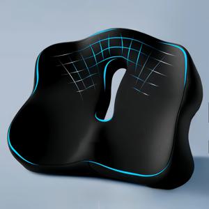 TEMU 모든 사람에게 적합한 메모리 쿠션, 사무실 의자, 좌석, 비행기, 관람석용 - 장시간 앉아 있는 직장인에게 적합, 3가지 색상 선택 가능