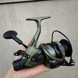 TEMU 고강도 회전 및 서핑 낚시 릴 - 왼손/오른손 핸드, 5.2:1 기어 비율, 3000/4000/5000/6000 시리즈, 내구성 있는 알루미늄 합금 프레임, 최대 드래그 10kg, 잉어, 송어, 배스 등에 적합, 담수 및 해수 낚시에 적합, 낚시 릴, 회전 릴, 낚시 장비, 낚시 액세서리 및 장비, 잉어 릴