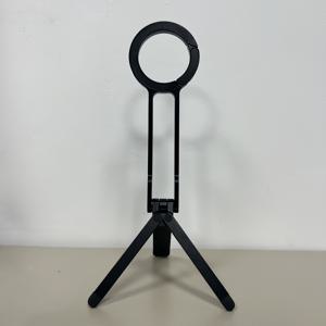 TEMU 강화된 셀카 폰 자석 홀더 스프링 클립 포함, 데스크탑 360° 회전 휴대용 삼각대 스탠드 라이브 스트리밍용